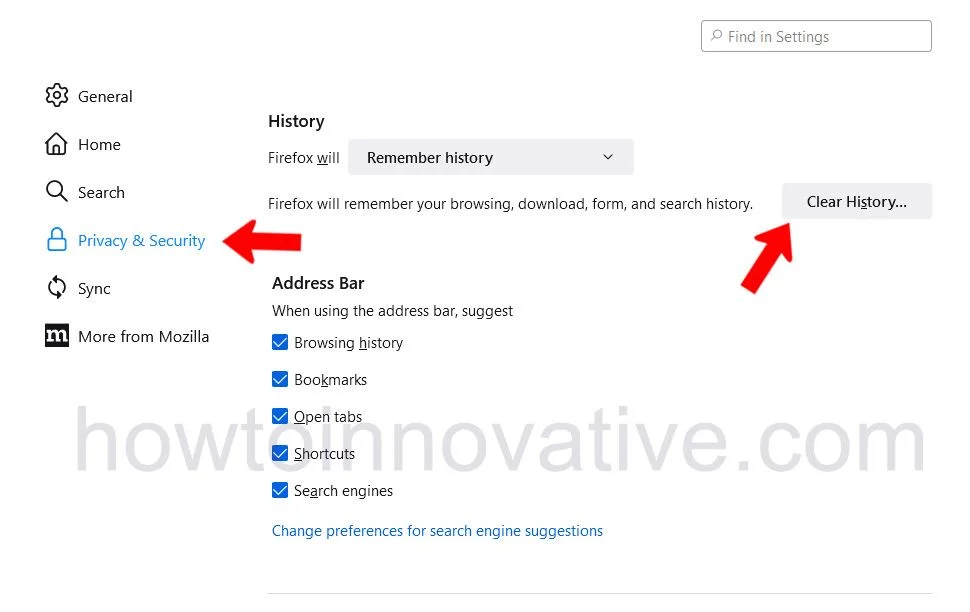 How To Clear Autofill on Firefox - How-to-Innovative