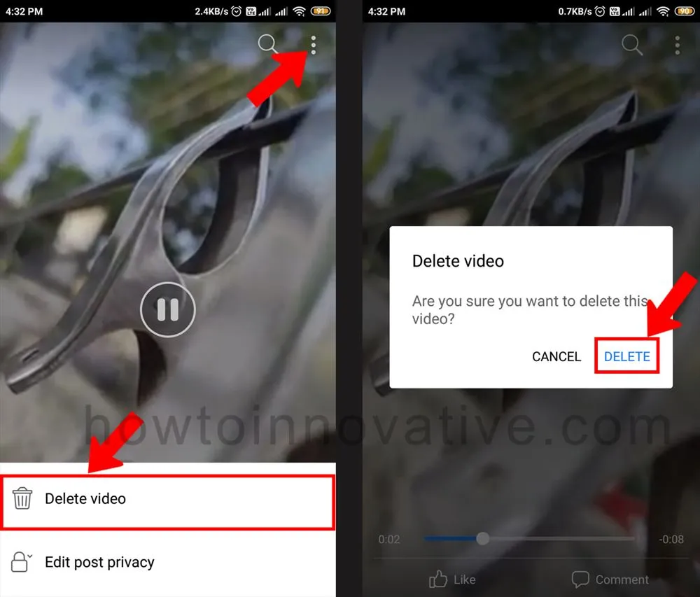How To Delete Videos On Facebook - How-to-Innovative