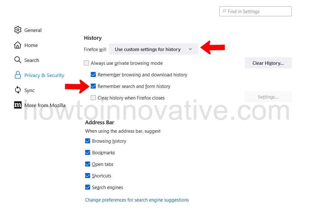 How to disable Autofill in Firefox - How-To-Innovative