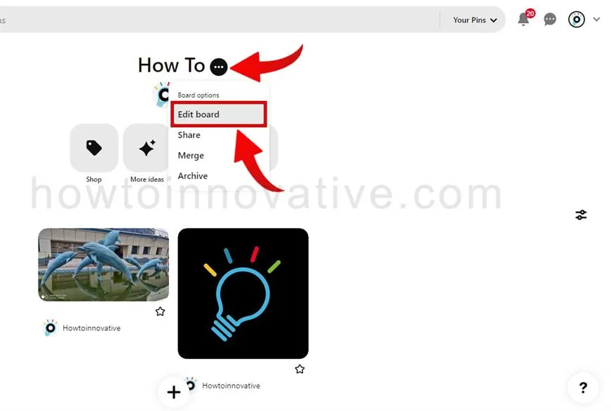 How to Delete Boards on Pinterest using Windows or Mac