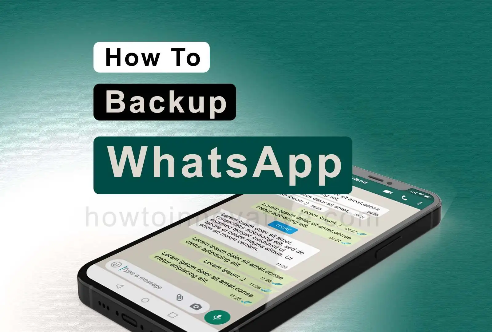 How To Backup WhatsApp