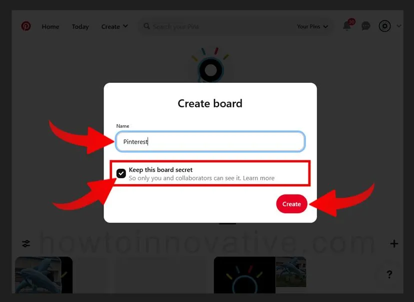 How To Create a Private Pinterest Board on Desktop and Mac