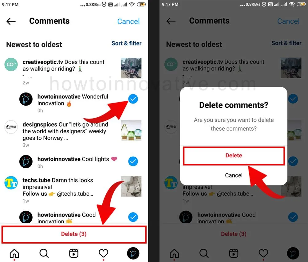 How To Delete Multiple Comments On Instagram on iPhone and Android