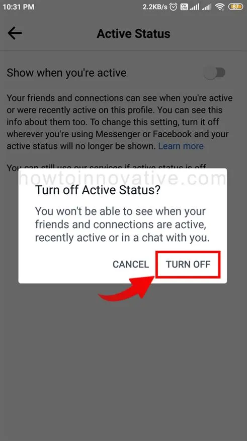How to Disable Active Status on Facebook Mobile