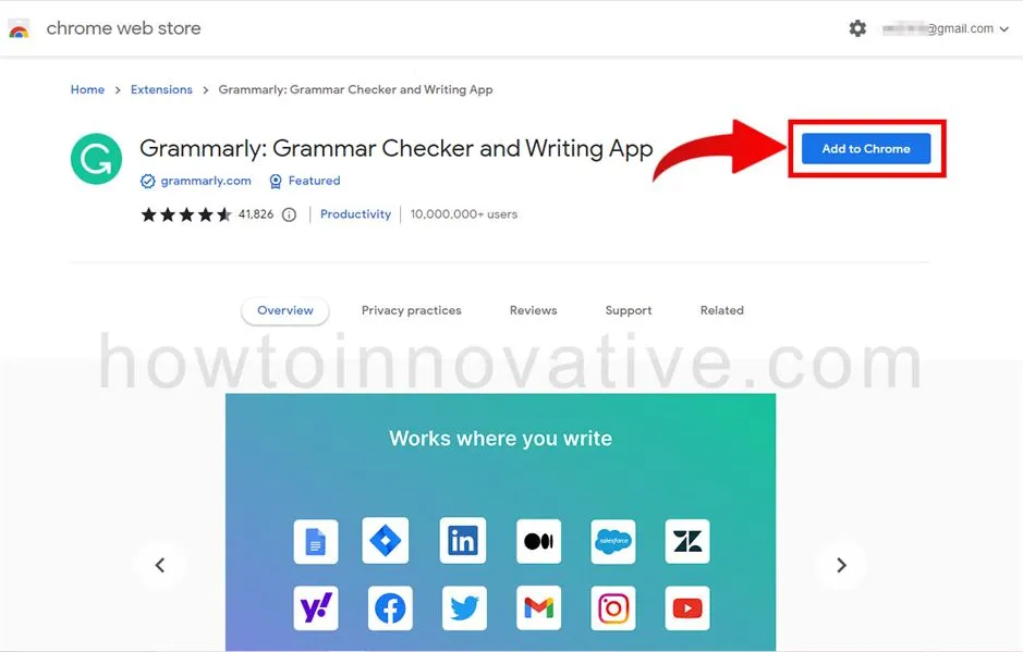 How to get the Grammarly browser extension