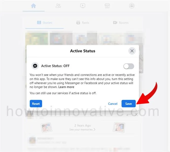 How to hide your online status on Facebook Desktop
