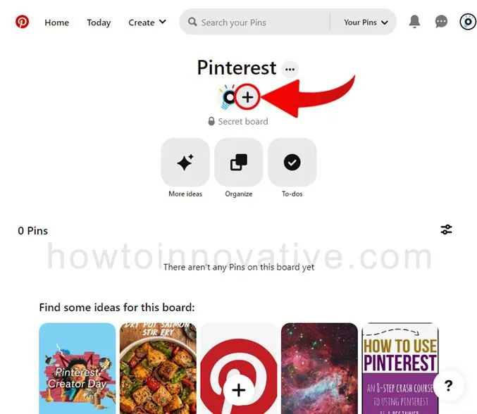 How to share a Secret Board on Pinterest using Windows or Mac