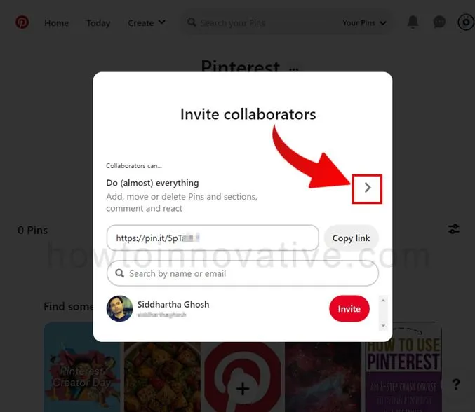 How to share a Secret Board on Pinterest using Windows or Mac