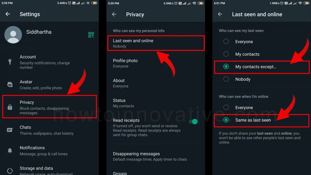 New WhatsApp features - Control Your Online Presence