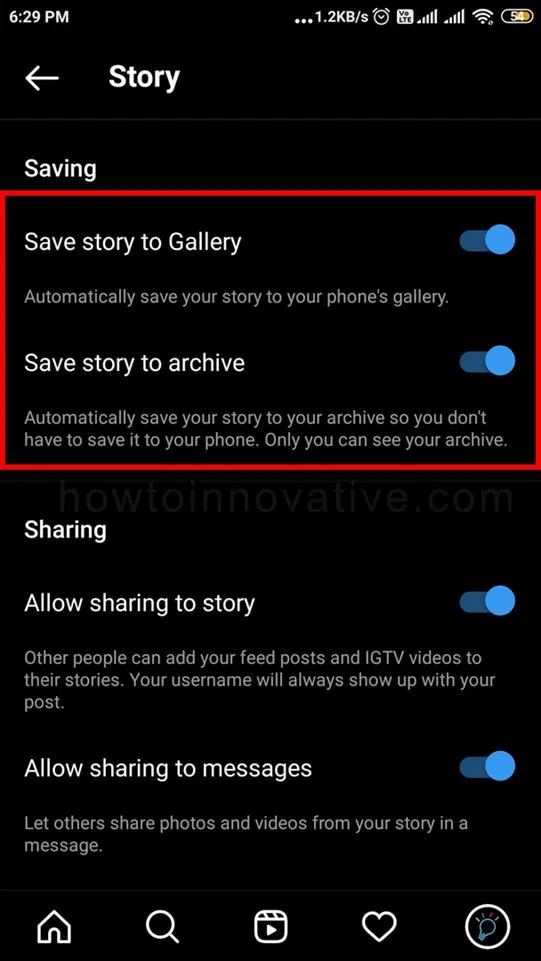 Automatically save your Instagram stories to your phone's gallery