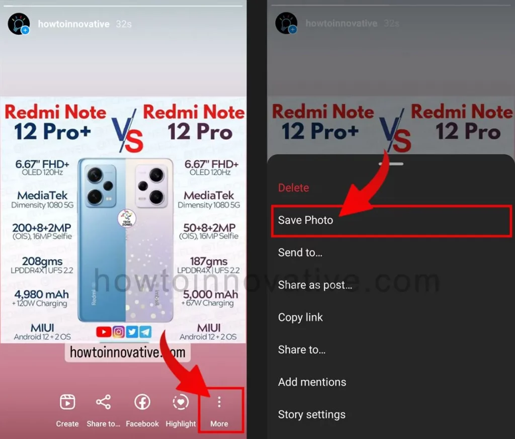 Save your Instagram story directly