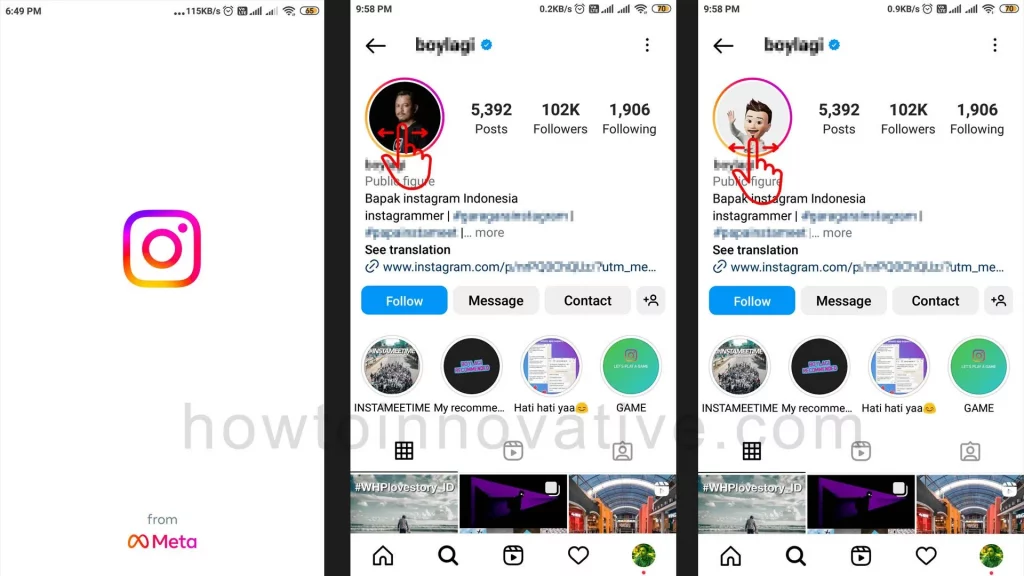Hidden Instagram Tricks and Features - How to see someone's Instagram avatar quickly