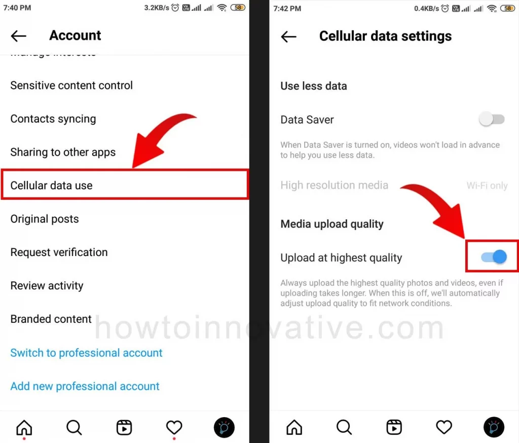 High Quality Upload On Instagram - How to upload high quality Videos to Instagram