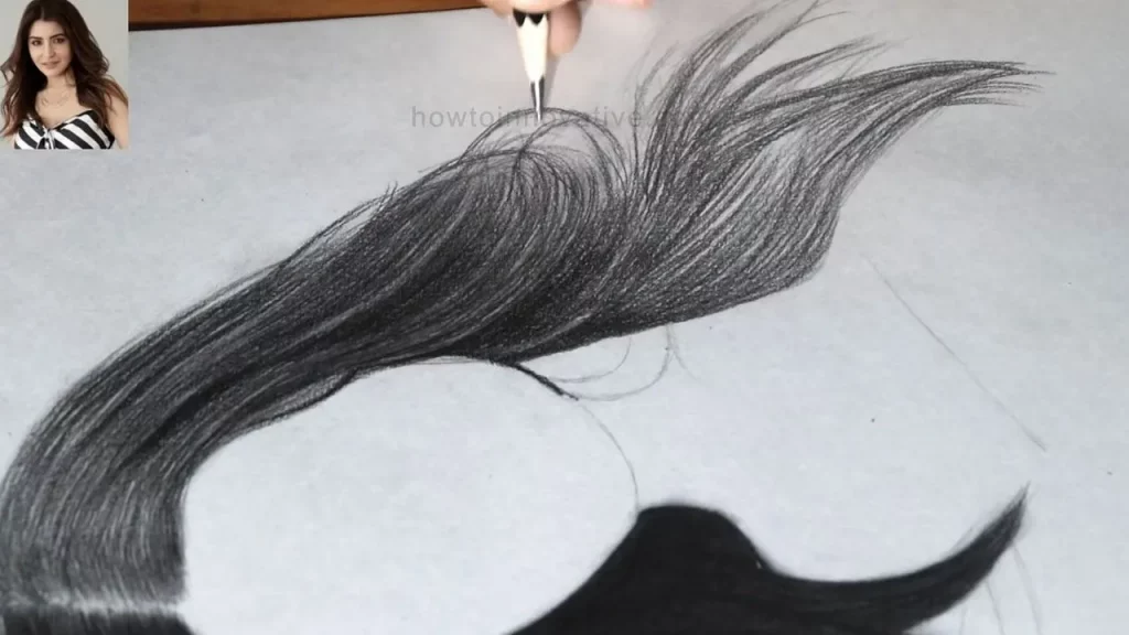 How to Draw Hair - A Step-by-Step Guide for Students - 12