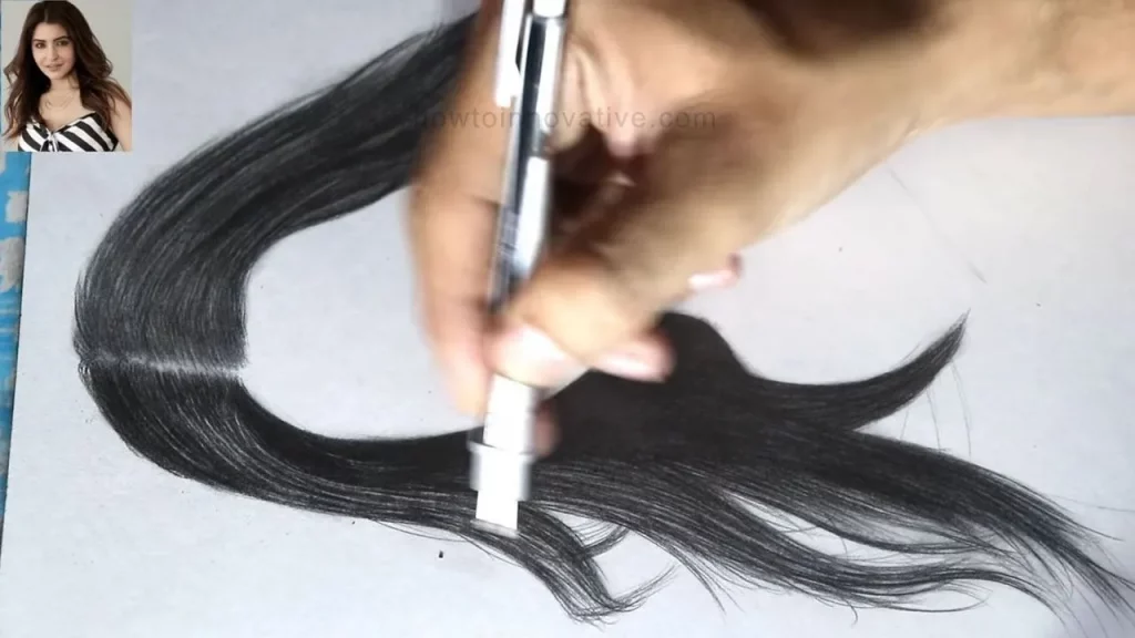 How to Draw Hair - A Step-by-Step Guide for Students - 13