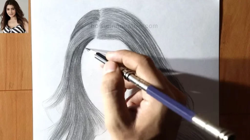 How to Draw Hair - A Step-by-Step Guide for Students - 8