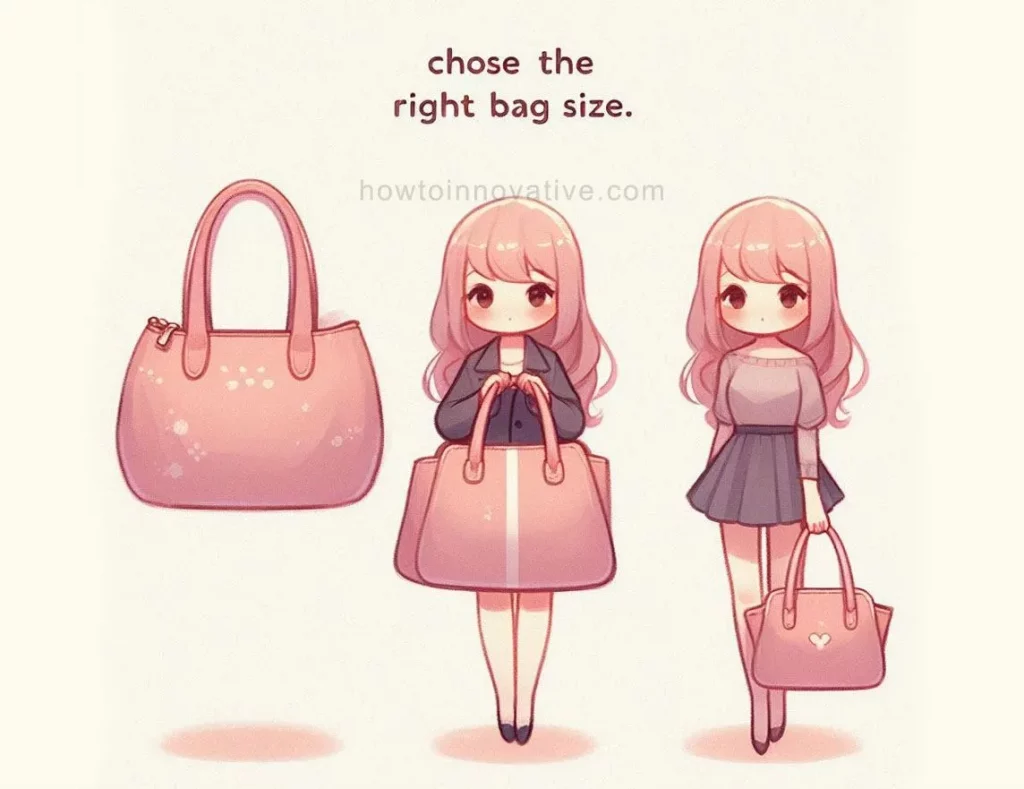 How to Get Rid of the Little Things that Can Ruin Your Look - Choose the Right Bag Size