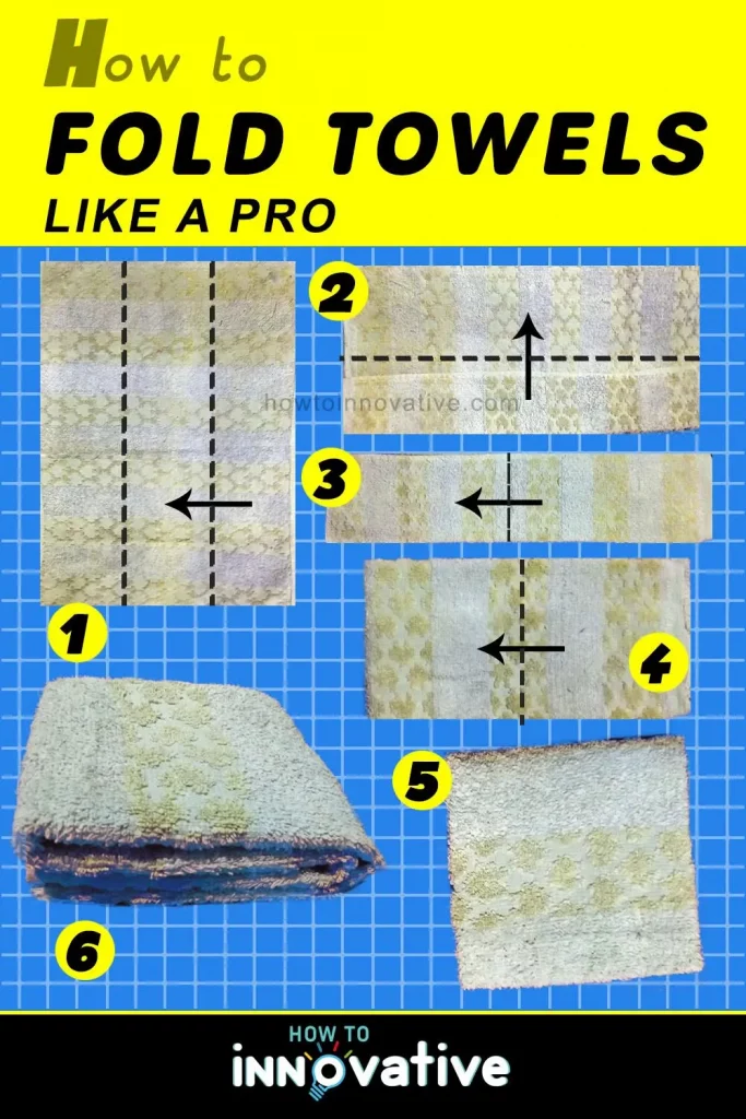 How to Fold Towels Like a Pro 6 Different Ways - The Basic Fold