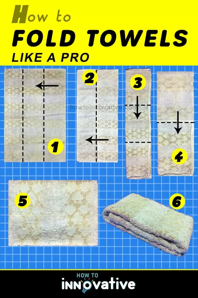 How to Fold Towels Like a Pro 6 Different Ways - The Tri-Fold Method