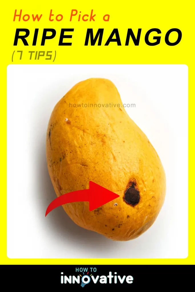 How to Pick a Mango How to Pick a Ripe Mango at the Store - Check for black spots, mold, or other blemishes. These can indicate the mango is overripe or damaged