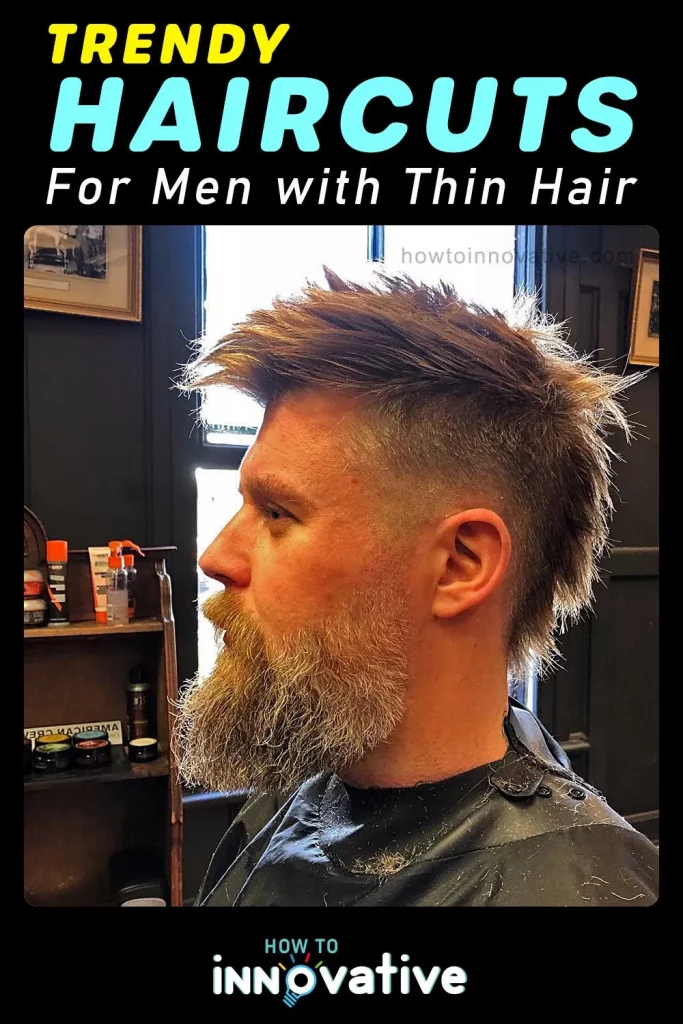 Trendy Haircuts for Men with Thin Hair - Faux Hawk