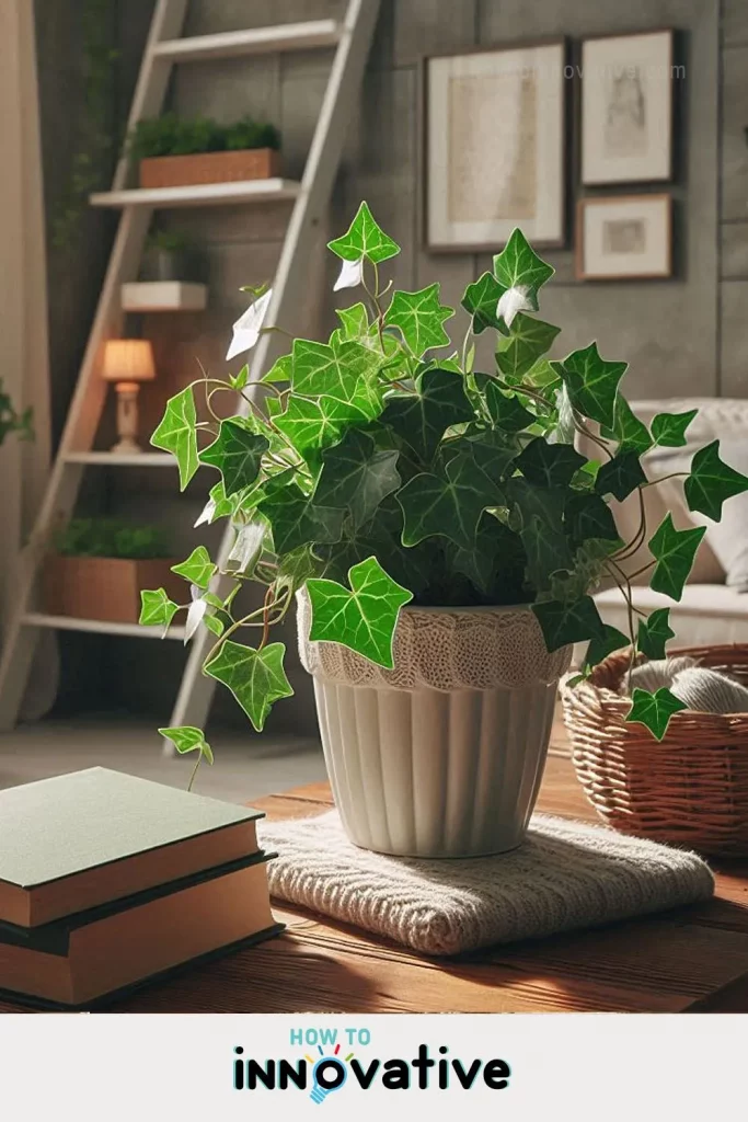 10 Best Air Purifying Plants for Apartments - Plants for Improving Indoor Air Quality - English Ivy (Hedera helix)