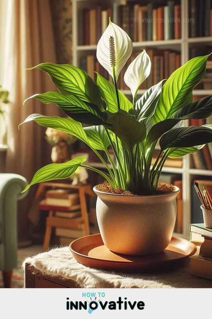 10 Best Air Purifying Plants for Apartments - Plants for Improving Indoor Air Quality - Peace Lily (Spathiphyllum)