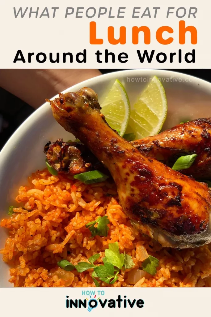 14 Photos Reveal What People Eat for Lunch Around the World - Nigeria – Jollof Rice