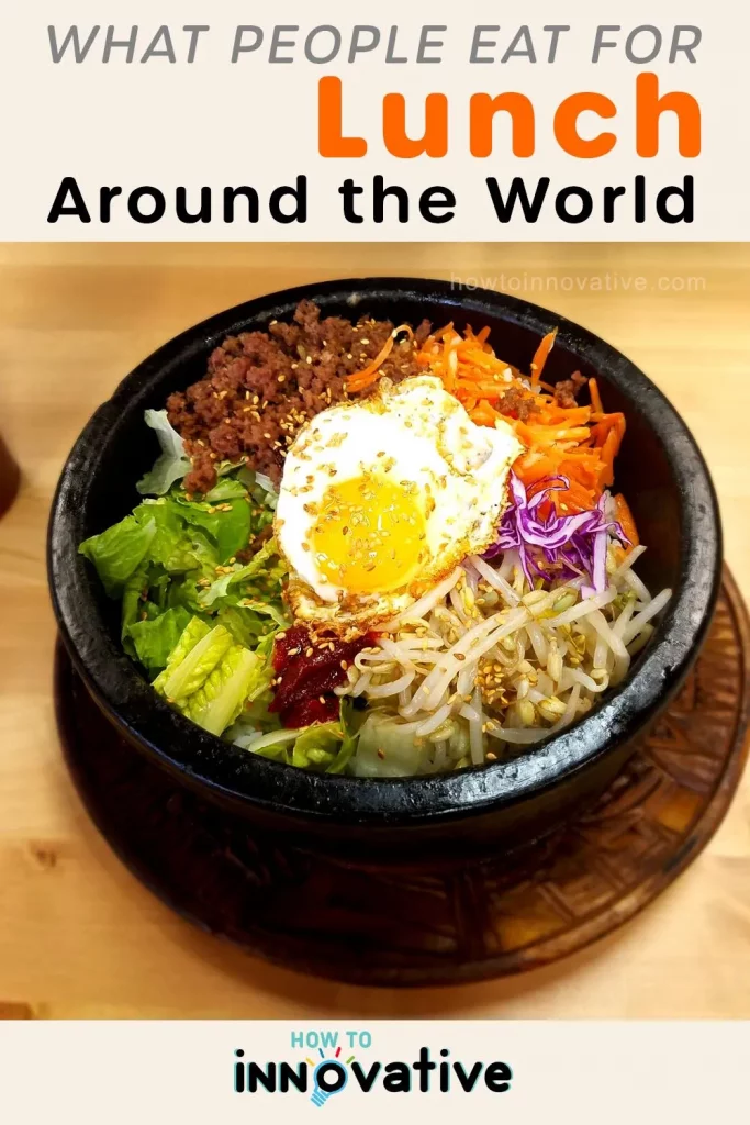 14 Photos Reveal What People Eat for Lunch Around the World - South Korea – Bibimbap