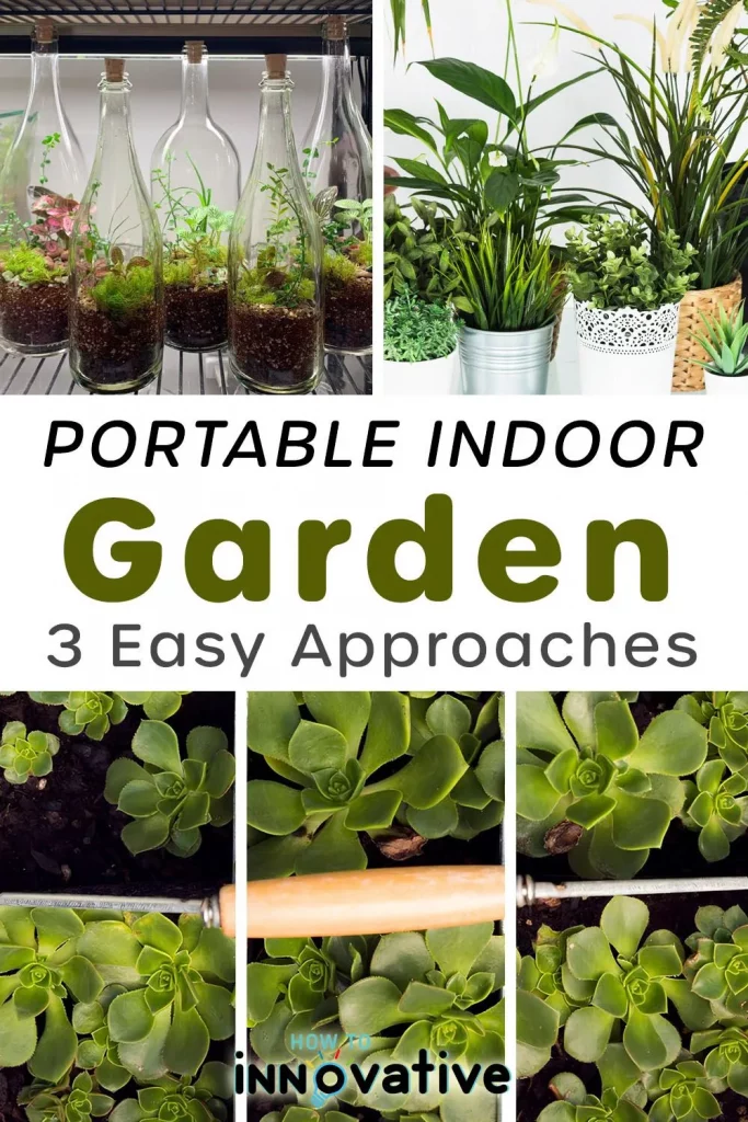 Portable Indoor Garden - 3 Easy Approaches for Plant Beginners - Minimalist Home Gardening