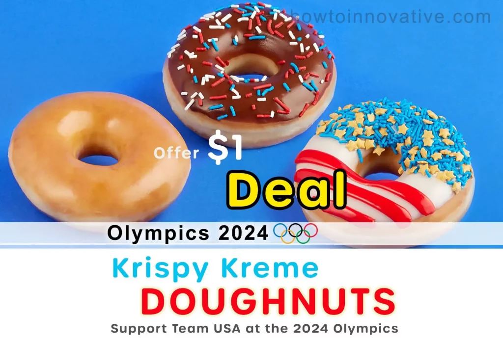 Krispy Kreme Donuts Offers $1 Deal to Support Team USA at the 2024 Olympics, Krispy Kreme National Doughnut Day, Krispy Kreme Donuts Friends