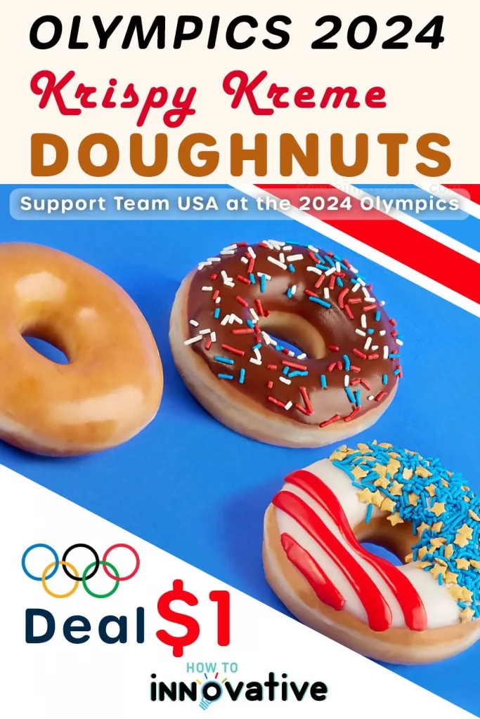 Krispy Kreme Donuts Offers $1 Deal to Support Team USA at the 2024 Olympics, Krispy Kreme National Doughnut Day, Krispy Kreme Donuts Friends