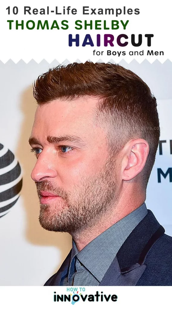 Thomas Shelby Haircut & 10 Real-Life Examples for Boys and Men - Justin Timberlake Undercut